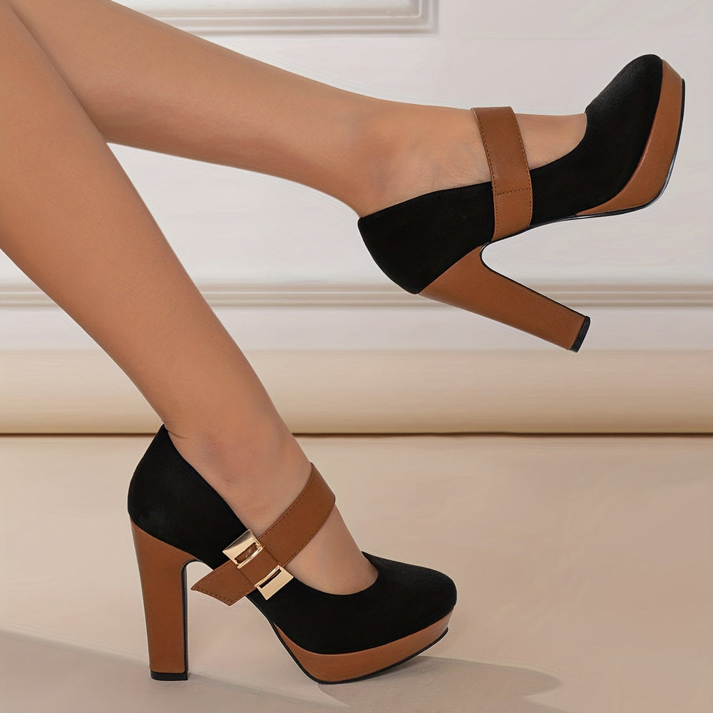 VELOURA | Zapatos Elegantes de Tacón Cómodo