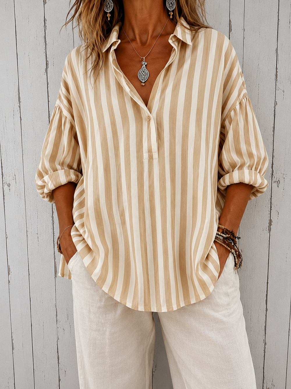 VELOURA | Blusa Refinada con Volantes Martine