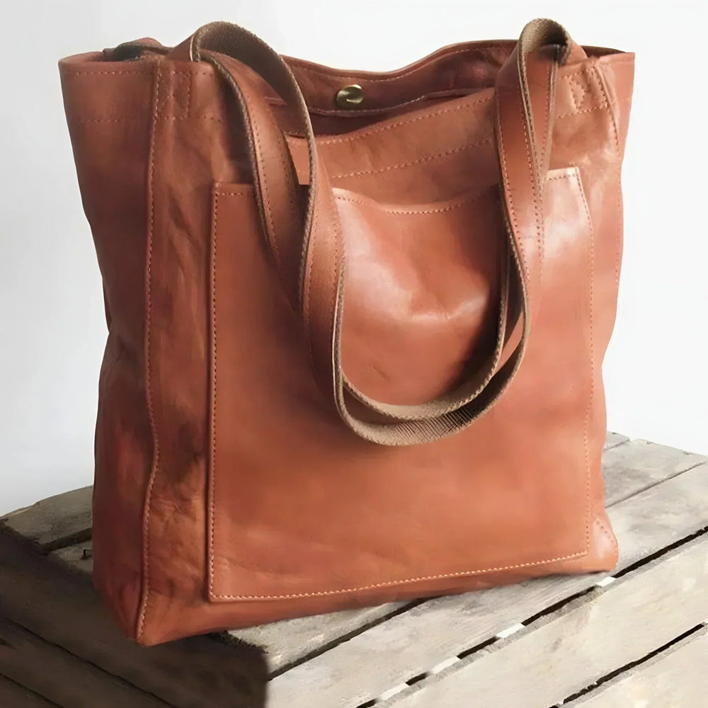 VELOURA | Bolsa de cuero auténtico Signature
