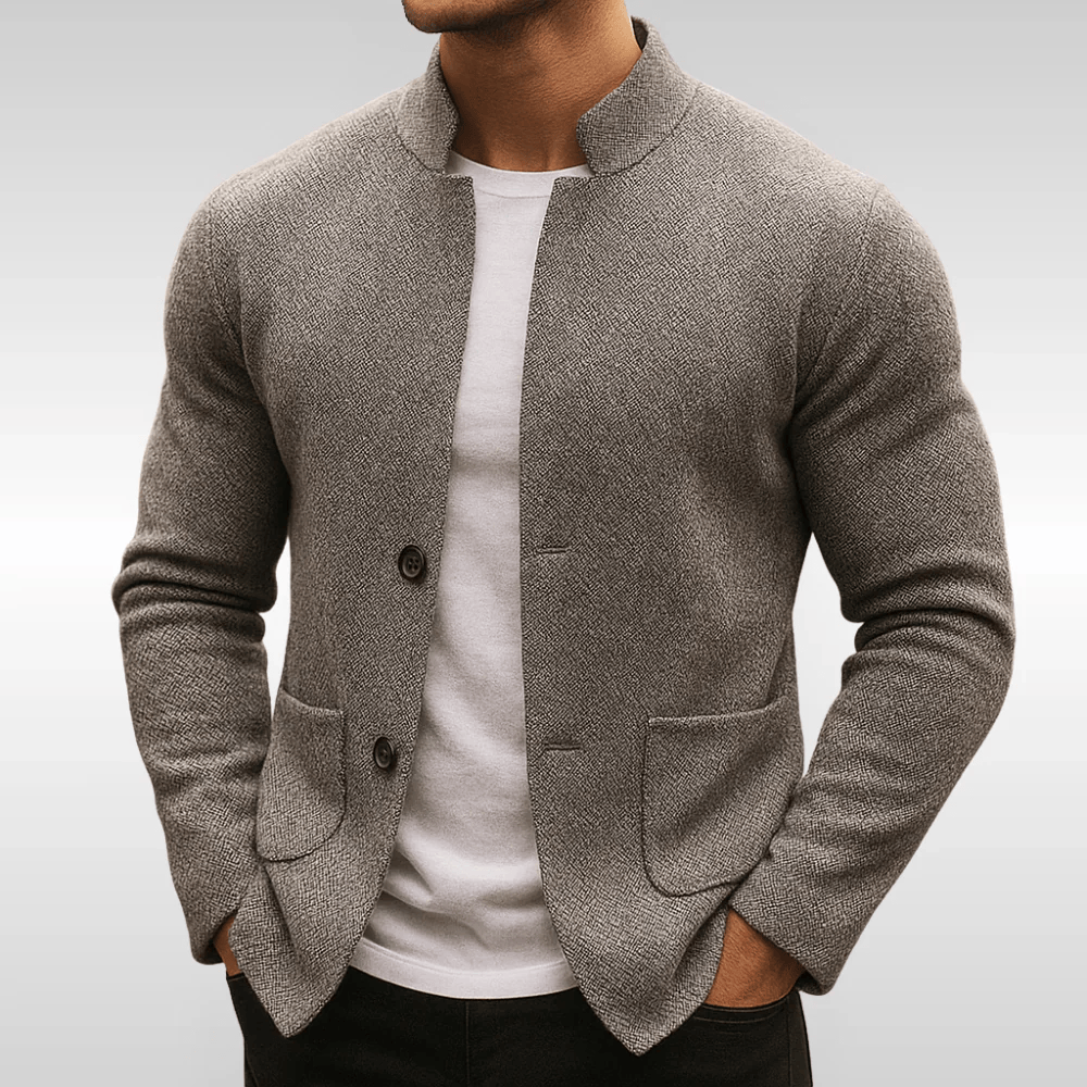 VELOURA | CHALECO DE PUNTO TEXTURADO PARA HOMBRE