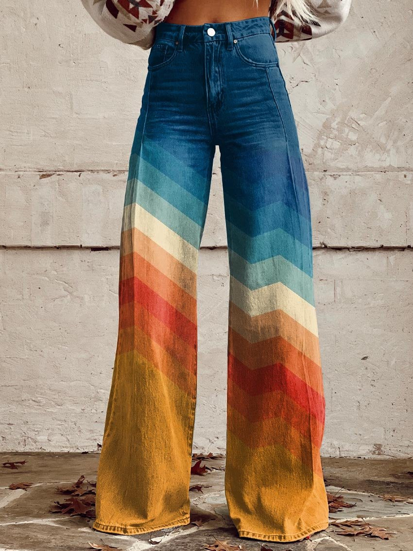 VELOURA | Jean Amplio Florido Bohemio