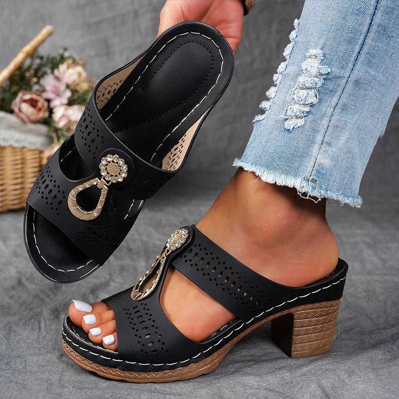 VELOURA | Sandalias Ortopédicas Cómodas Claire