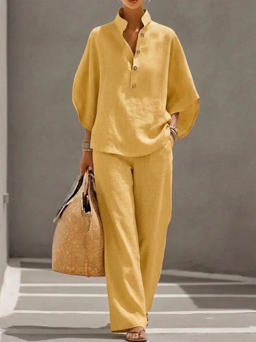 VELOURA | Conjunto de Dos Piezas Informal Noelle