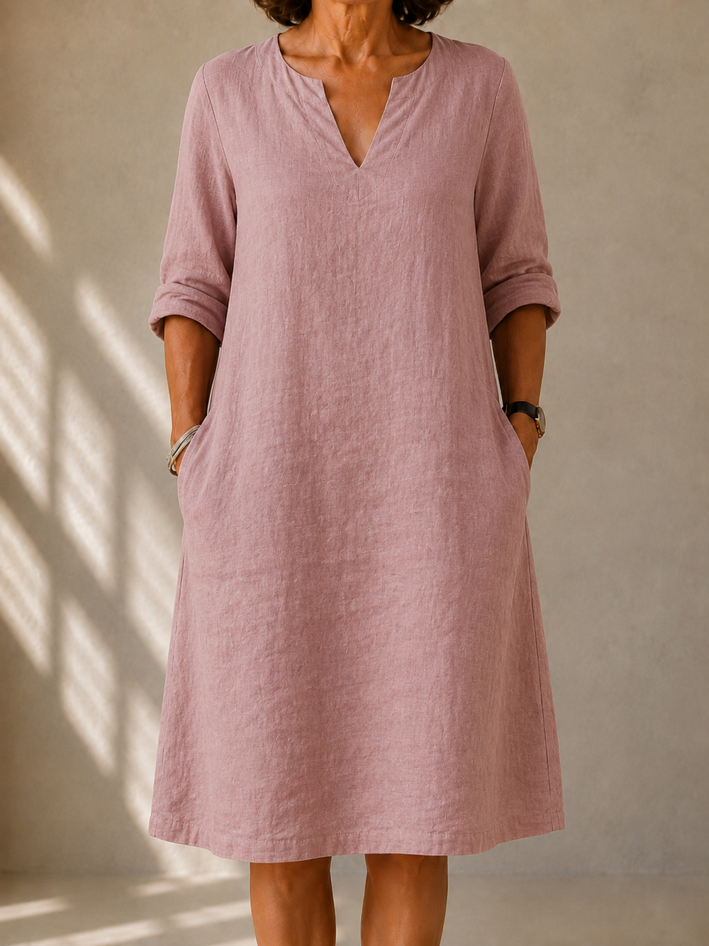 VELOURA | Vestido Fluido Corte Trapecio Martine